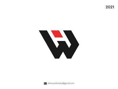 LOGO WI MODERN AND SIMPLE branding design graphic design icon illustration logo typography ui ux vector