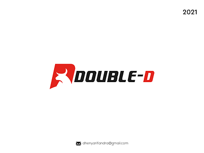 LOGO DOUBLE-D SIMPLE AND MODERN branding design graphic design icon illustration logo typography ui ux vector