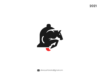 LOGO BELL HORSE MODERN AND SIMPLE