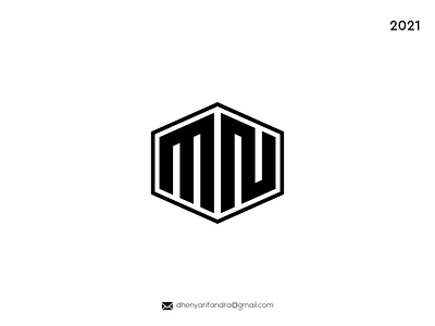 LOGO MN MODERN AND SIMPLE branding design graphic design icon illustration logo typography ui ux vector