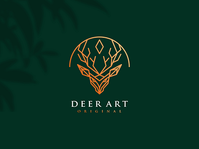 Logo Deer Art Modern