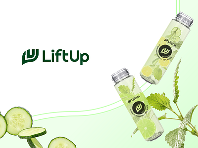 LiftUp | Branding and Logo Design branding fitness graphic design health lifestyle logo packaging startup