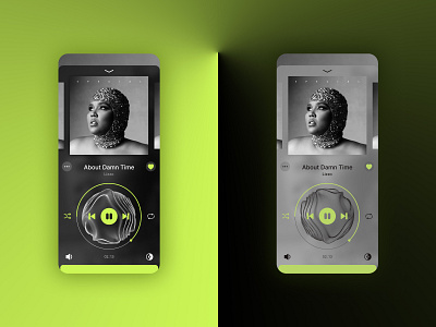 Music App app design music playlist ui ux