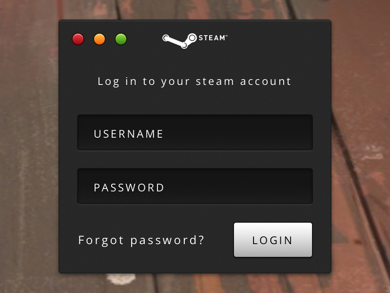 steam login
