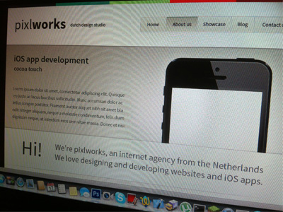 Pixlworks Preview clean pixlworks simple site