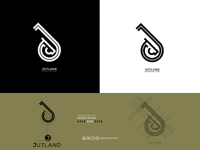 logo design for horse riding club Jutland branding graphic design logo
