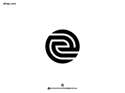 E concept logo design