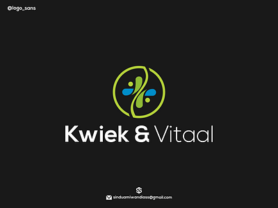 KWIK AND VITAL LOGO DESIGN branding design graphic design icon illustration logo typography ui ux vector