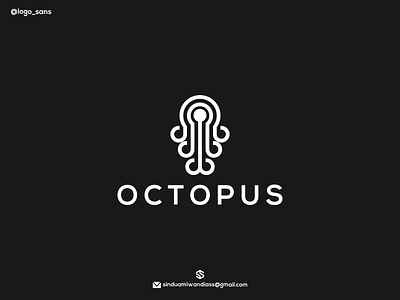 OCTOPUS LINE branding design graphic design icon illustration logo typography ui ux vector