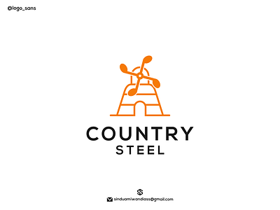 country steel design inspiration branding design graphic design icon illustration logo typography ui ux vector