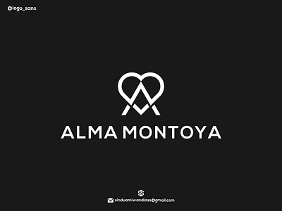 LOGO DESIGN ALMA MONTOYA branding design graphic design icon illustration logo typography ui ux vector