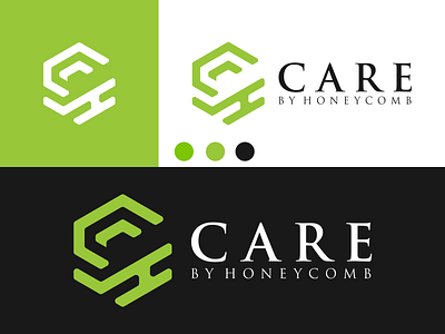 CARE BY HONEYCOMB Logo disign inspiration branding design graphic design icon illustration logo typography ui ux vector