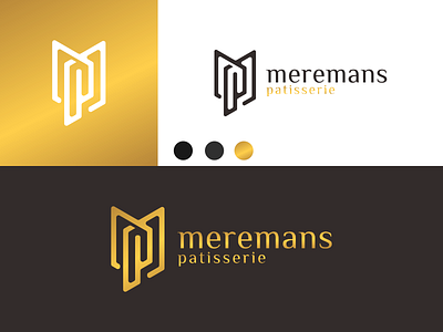 MEREMANS PATISSERIE logo design inspiration branding design graphic design icon illustration logo typography ui ux vector