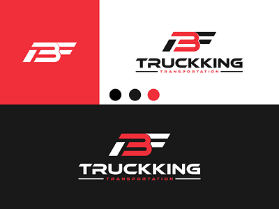 IBF TRUCKKING logo design inspiration branding design graphic design icon illustration logo typography ui ux vector