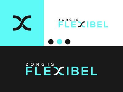 ZORG IS FLEXIBEL logo design inspiration branding design graphic design icon illustration logo typography ui ux vector