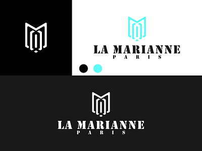 LA MARIANNE Logo disign inspiration branding design graphic design icon illustration logo typography ui ux vector