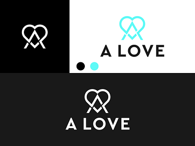 MONOGRAM A LOVE Logo design inspiration branding design graphic design icon illustration logo typography ui ux vector