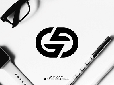 MODERN GG monogram Logo design inspiration