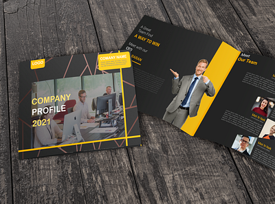 company profile design bofold brochure branding company profile design design graphic design illustration typography