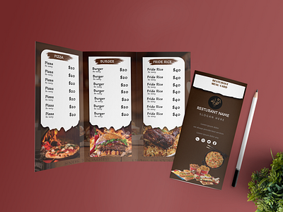 Restueant menu design