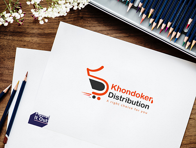 Distribution logo branding design distribution logo graphic design illustration logo minimal logo mordern logo professional logo typography