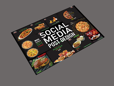 Resturant social media post designs