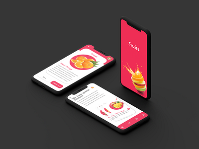 Fruits app7 fuirts app mobile ui ui uiux ux