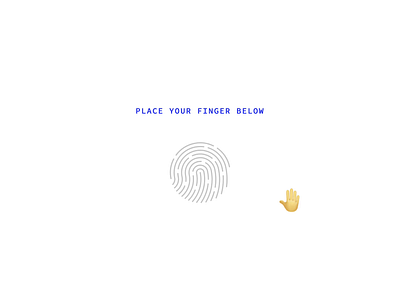 Fingerprint Interaction animation character codepen css face fingerprint gsap hover interaction ipad iphone sign in sign up touch ui