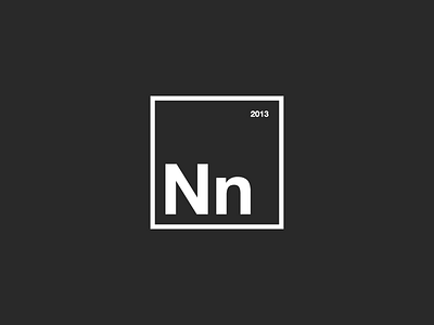 notnice brand branding chemical element logo notnice periodic table personal branding vector