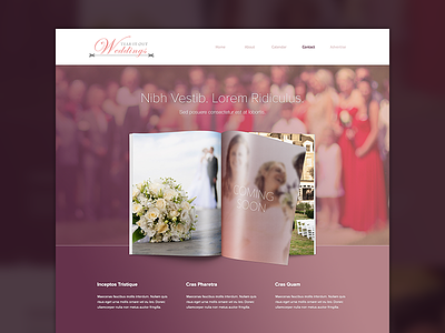 Wedding Website design freelance product ui web work