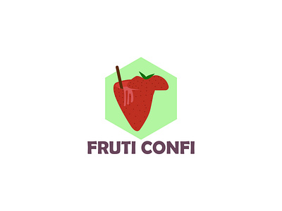 Fruti Confi illustration logo vector
