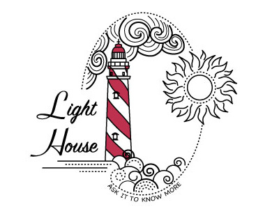 Lighthouse facebook illustration visual design