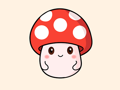 Cute Mushroom Head