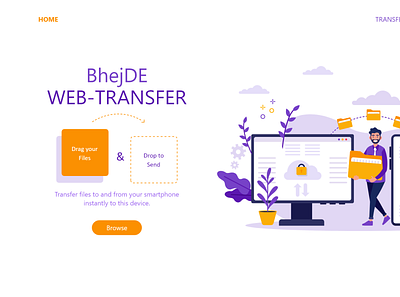 BhejDE Web UI design graphic design ui web
