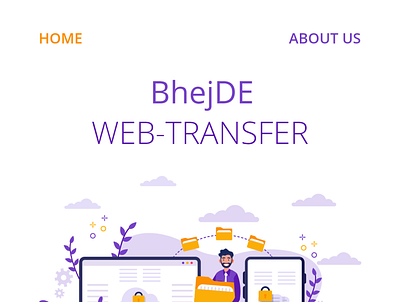 BhejDE Mobile Website UI design graphic design ui web website