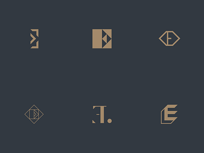 EL monogram branding logo monogram vector