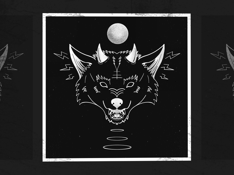 bat bat black and white dark devil illustration inktober moon