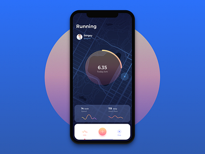 Fitness App concept activties fitness interface ios iphonex mobile simple sport tracker ui ux visualization