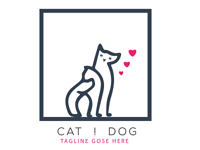 CAT ! DOG  PET CARE
LOGO DESIGN