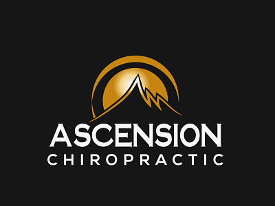 ASCENSION CHIROPRACTIC LOGO DESIGN abstract abstract logo design creation branding brandlogo business logo creative logo design fre vector graphic graphic design illustration logo logoconcept logos luxry logo desin typograhy clean vector