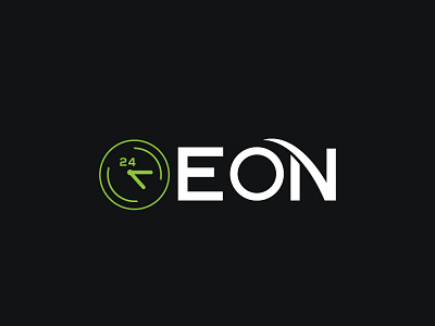 EON 24/7 LOGO DESIGN AND BRANDING! 247 724 brand watch branding business logo creative logo design eco eco 247 graphic graphic design illustration logo vector watch brand watch logo design