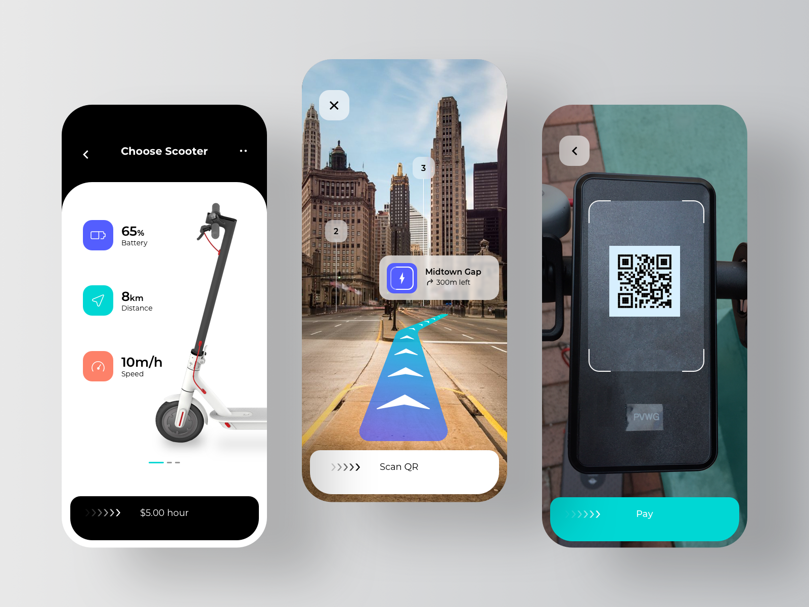 Rent Scooter Application by RonDesignLab ⭐️ on Dribbble