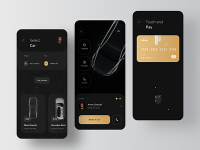 The Application for calling of Premium Cars app ar augmented reality augmentedreality automotive booking car driver driving learning navigation passenger road rondesign taxi transport uber vehicle