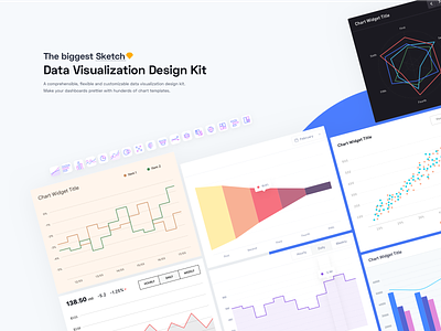 Data Visualization Design Kit (Sketch) charts charts design kit data visualization design system ui kit ui kit design
