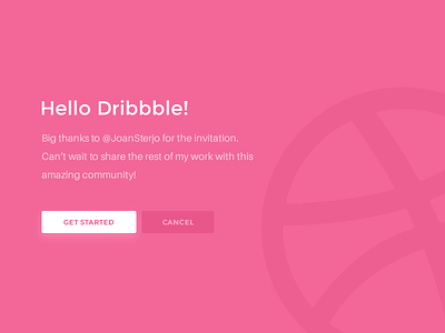 Hello Dribbble! debut debut shot first hello dribbble shot