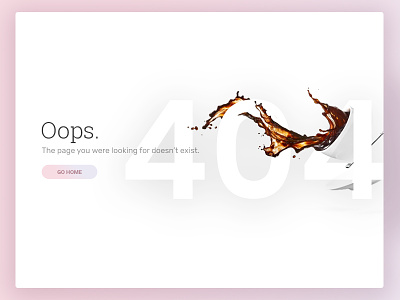 Daily UI - 404 Page (008) 404 dailyui error error 404 page not found ui ux webpage