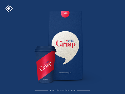 Cafe Crisp branding cafe clean ui design graphics illustration logo packaging packing stationery typography vector