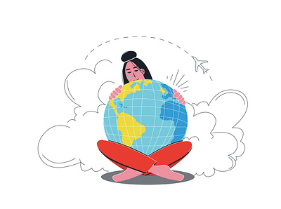 The Globe design illustration vector