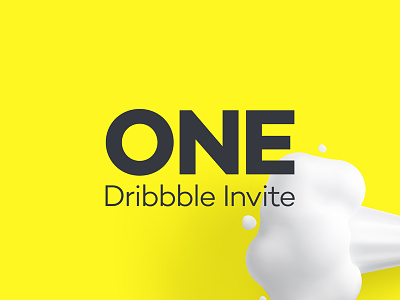 Invite 1x dribbble invite one