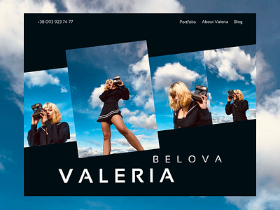 Valeria Belova's portfolio design portfolio ui ux web design website